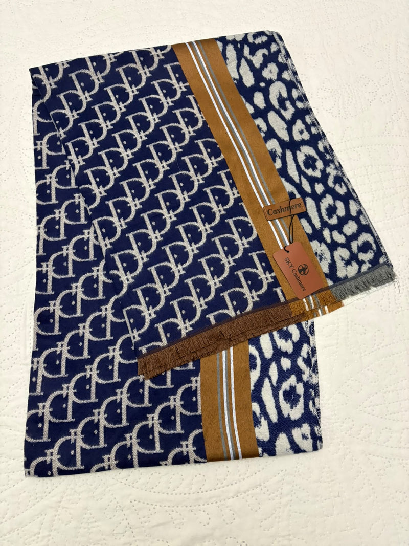 Navy & Silver Split